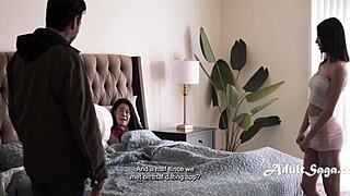 Bedridden milf directs teen stepdaughter to fuck tommy pistol for her pussy