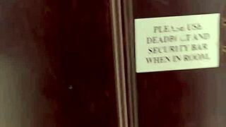 Slutty Nina Dolci's tight pussy and small waist drilled doggystyle with monster cock gagging first date.