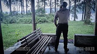 OMG, I Fucked This Pregnant-Craving Vampire Slut Raw in the Forest Garden!