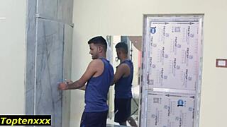 Thief Sneaks In: Beautiful 18+ Teen's Tight Pussy Takes Rough Indian Cock