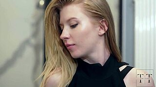 her legs shake wildly as his monster cock stretches her tight wet pussy