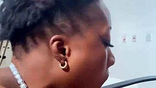 naija babe candy slurps big black monster cock like a pro