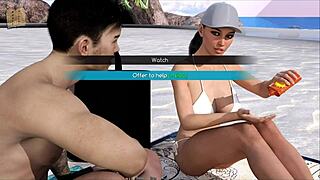 big tits game gets wild and intertwined