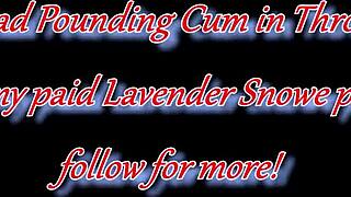 i facefuck my goth fitness instructor balls deep until i pulse cum straight down her throat