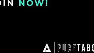 Huge Cocks Drill Petite Avery Black Bent Over in Taboo 3some Brutal Doggystyle