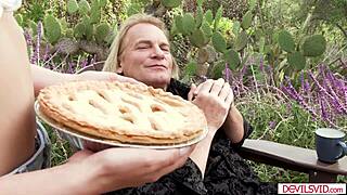 Small Tits Teen Fucked Hard By Old Man Neighbor Doggy