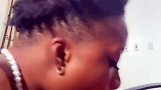naija babe candy slurps big black monster cock like a pro
