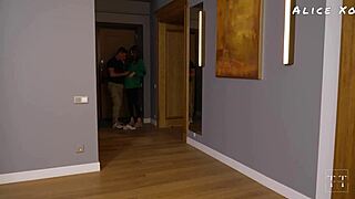 Curvy brunette babe fucked hard after wild club party ride