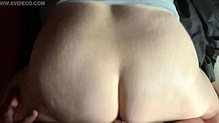 homemade bbw bends over, taking hard doggystyle thrusts