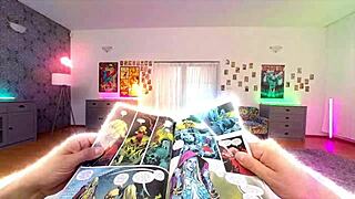 Mary Rock Stretches Tight Pussy with Dildo POV Solo