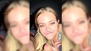 i console cute blonde teen with deepthroat blowjob big cock pov