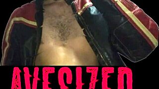 I Hear Rain Outside While Happily Jerking Monster Cock in Bathroom!