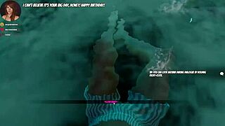 Girlfriend Ashley's Interracial Swinger Birthday House Party Game