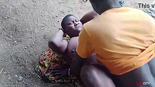 ebony bent over takes my cock deep in hardcore doggy fuck