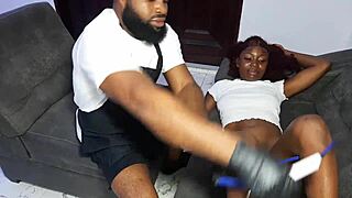 client begs for big black cock fuck after tattoo on ass and pussy lips