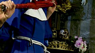 Naughty Nun Angel Long Fucks Katie K Till Cumshot