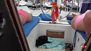 ever picked up two bikini babes for a wild boat mff creampie fuck?