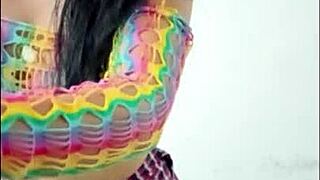 oh god opening wide for pink dildo deep in her wet pussy feels amazing and submissive