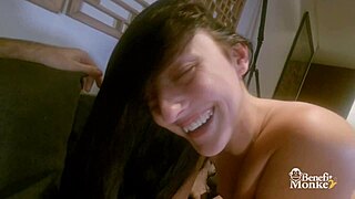 Katy Rose tempts me in her robe, we dive into wild curvy sex frenzy