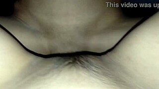 Real Home Video of Rough Creampie Pounding Pretty Shaved Girlfriend