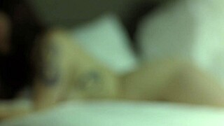 Blair's casting POV shows her skinny brunette body taking hardcore anal assfucking blowjob and pussy pounding up close