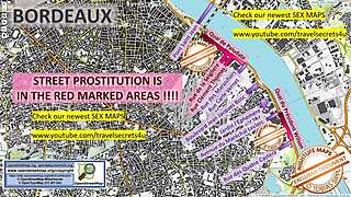 Bordeaux France street map to brothels massage parlors hot prostitutes