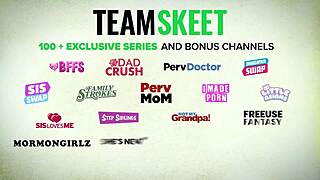 Tiny Redhead Stepsis Masters College Sex Games With Huge Cock