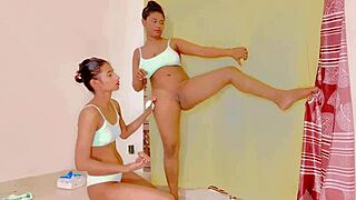 damn uttaran20 daughter boyfriend threesome anal ffm riding squirting wet tits fantastic 🔥🍆💦