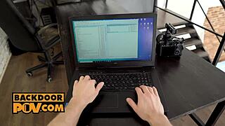 i love how anal babe alexis crystal rides my cock pov style bangs so good