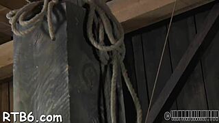 i get so turned on bound in this licking balls cock sucking game