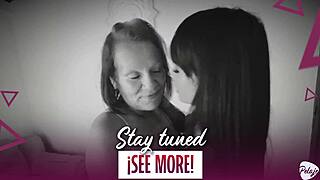 Step Grandmother's Fitness Session With Me Sparks Wild Outdoor Lesbian Passion Furious Step Grandfather