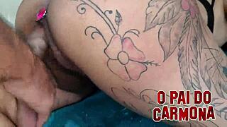 Slutty Taubate mandraka takes first dp with squirting and anal double penetration