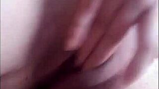 jessiicca rubs wet pussy till friend catches her masturbating