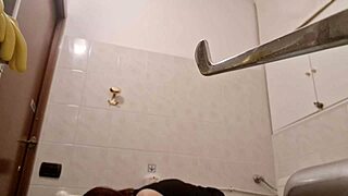nicoletta's awkward public restroom laughs and fetish farts compilation