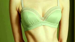 sexy lingerie models tease in flower panties showing cute barefoot feet