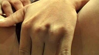 petite asian 18yo feels every emotion as big white cock stretches her tight hairy pussy doggystyle creampie
