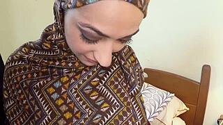 Muslim Babe Gets Pounded Hard Before Swallowing Thick Jizz Load In Mouth