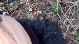 ever wonder what happens when two lesbians sneak pussy licks and orgasms deep in the forest?