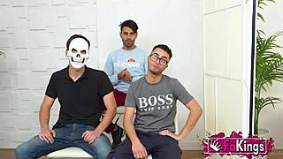 Three Guys Compete to Bang Rubi Vergara in Crazy Rough Casting Sex