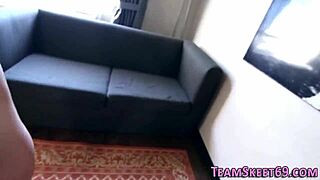 Babysitter's Teen Ass Drenched in Hot Jizz Cumshot Explosion!