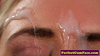Suck this dick babe before i facial your british face