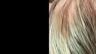 hot blonde milf wife cuckolds hubby with closeup doggystyle pounding