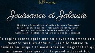 i'm so jealous watching you stroke for another woman... cum hard for me, cuck husband