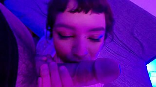 Alt Girl's Lucky Creampie Facial Adventure with Cute Homemade Vibes