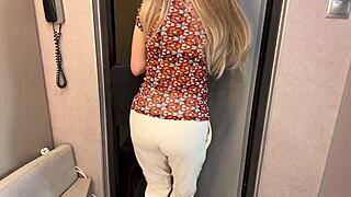 i fucked my sexy russian teacher hard then creampied her tight pussy pov