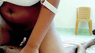 Two desi girls turn hot body massage into steamy sex