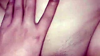 Lucky guy enjoys smooth indonesian wife's body with creampie riding action