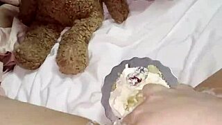 Virgin Step-Sister's Cake Masturbation Longing