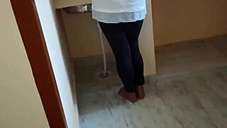 I saw bhabhi's fat ass in kitchen and my mind went dirty