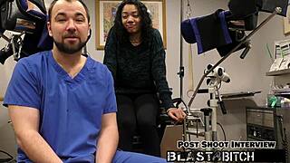 Yasmine Woods' Backstage Pounding Ends in Massive Cum Blast